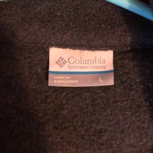 Women's fleece grey Columbia vest